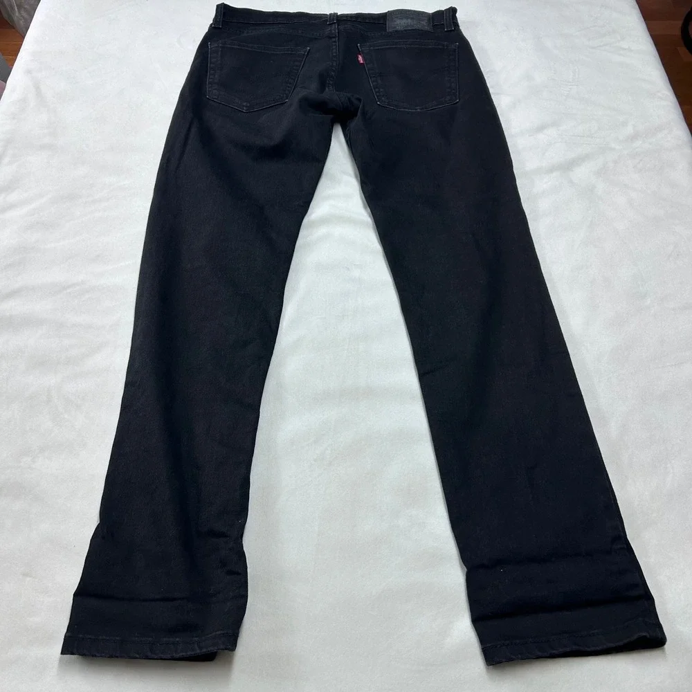 Levis 511 Slim Fit Jeans Mens W32 L32 Black Denim Pants